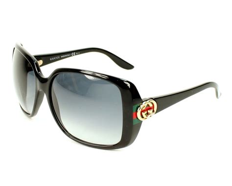 GUCCI Sunglasses GG 3166/S, D28JJ, Black with Blue lens